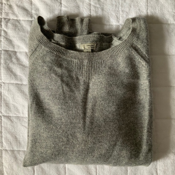 Grey cashmere sweater - Picture 1 of 3